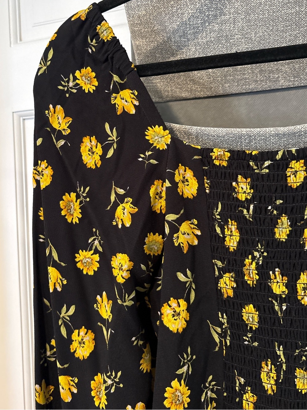 Sezane Annelise Floral Blouse Top 38 - Picture 7 of 9